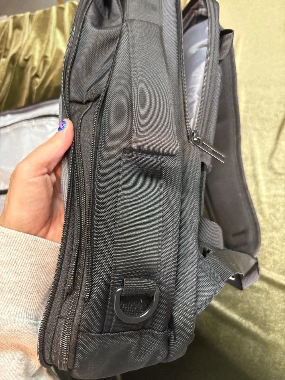 Black Men’s Travel Backpack -